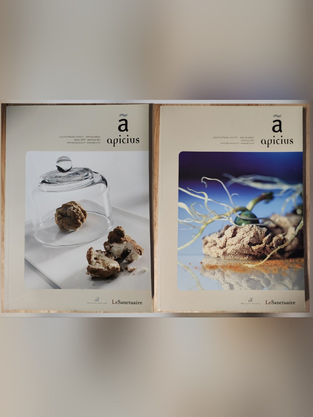 Apicius No. 1 & 2 American ed. Haute Cuisine Journal Collectible Culinary Books